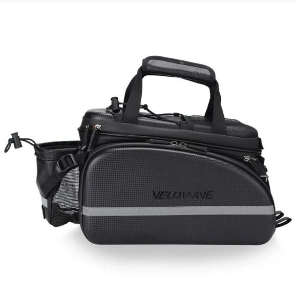 VELOWAVE Waterproof Trunk Bag BLACK Nwt - Picture 1 of 9